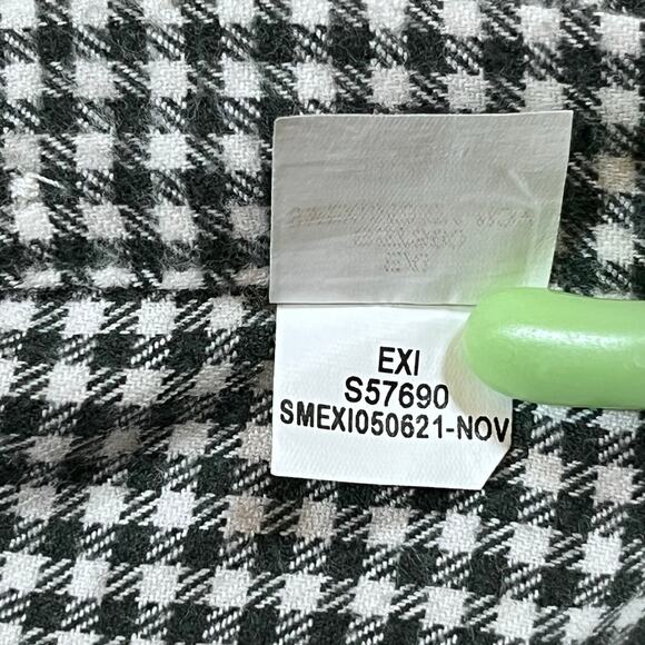 Sid Mashburn mens green gingham checkered long-sleeve button up shirt size L - Picture 6 of 7